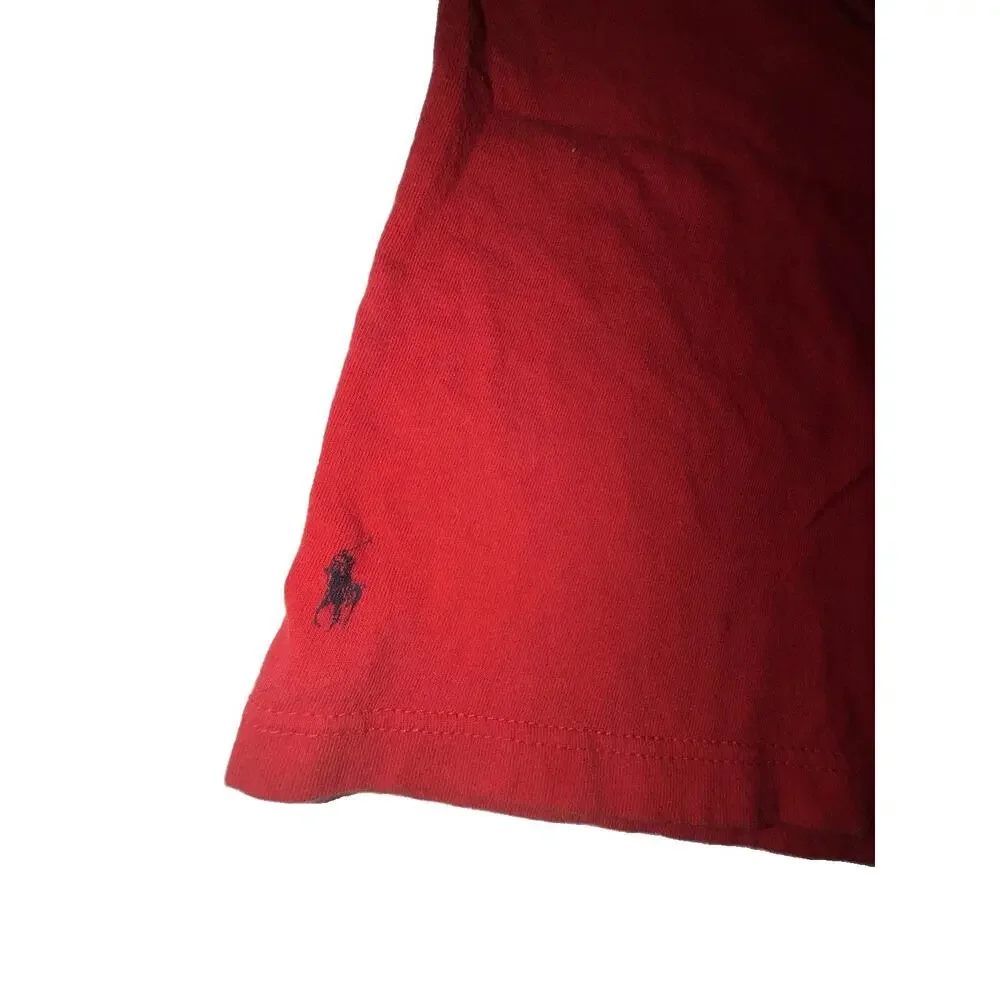 Polo Ralph Lauren Girl’s Red Heart Logo Short Sleeve T-Shirt Top 4T
